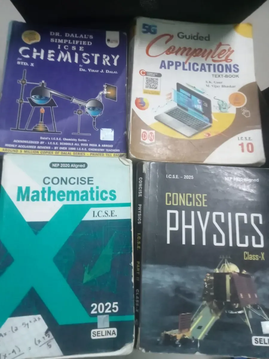Class 10th ICSE Textbooks for Science, Computer, Mathematics, English, Hindi, History and Geography