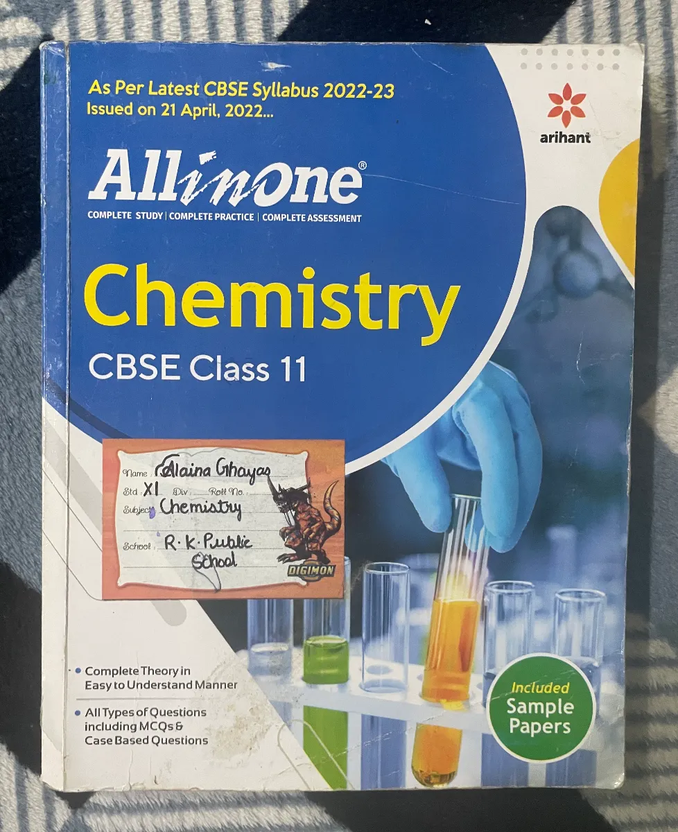All in One Chemistry â€“ CBSE Class 11