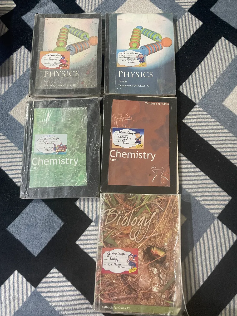 Class 11 Science NCERT Book Set (Physics + Chemistry + Biology)