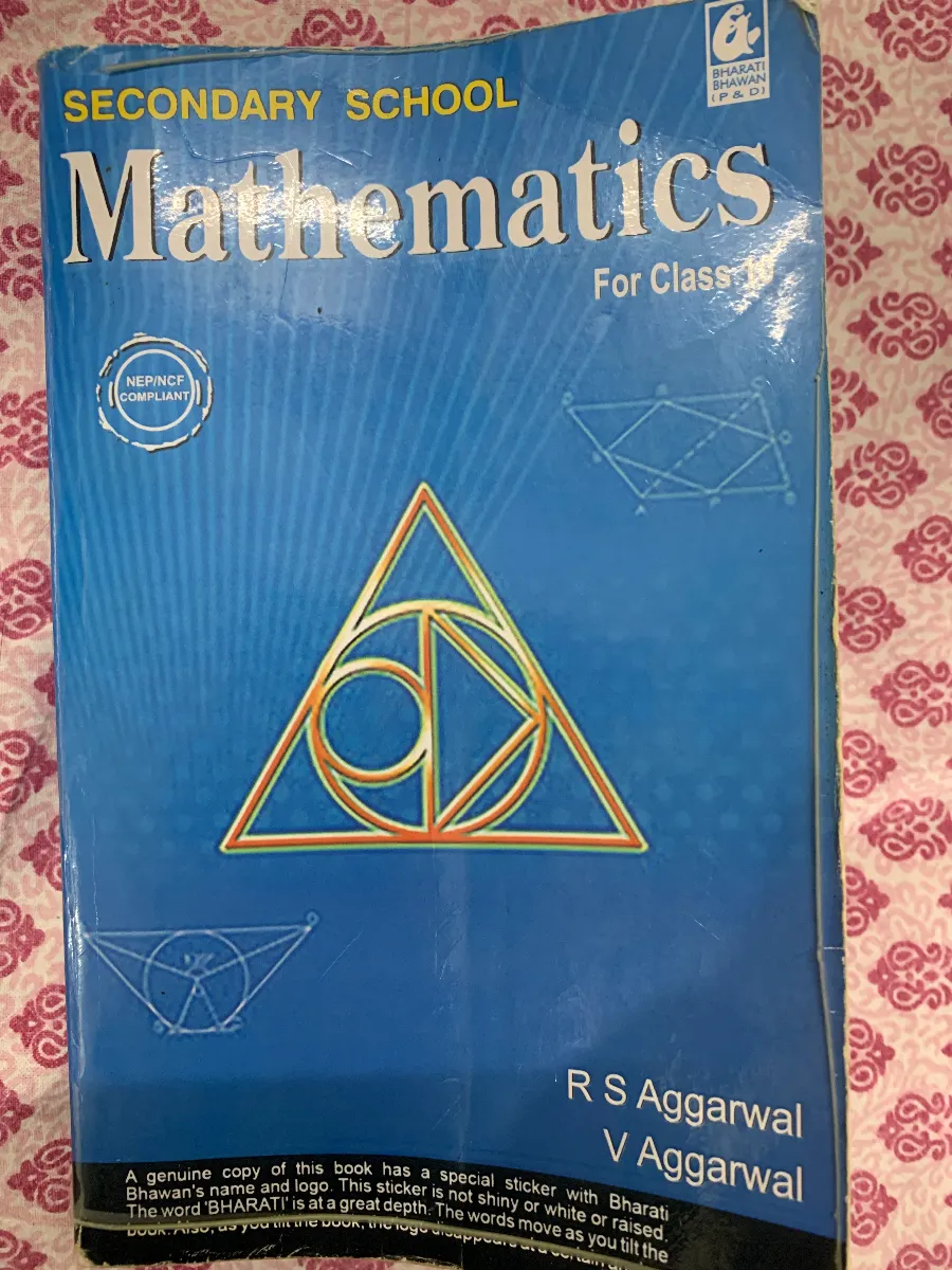 Maths R.S Aggarwal (Class 10)