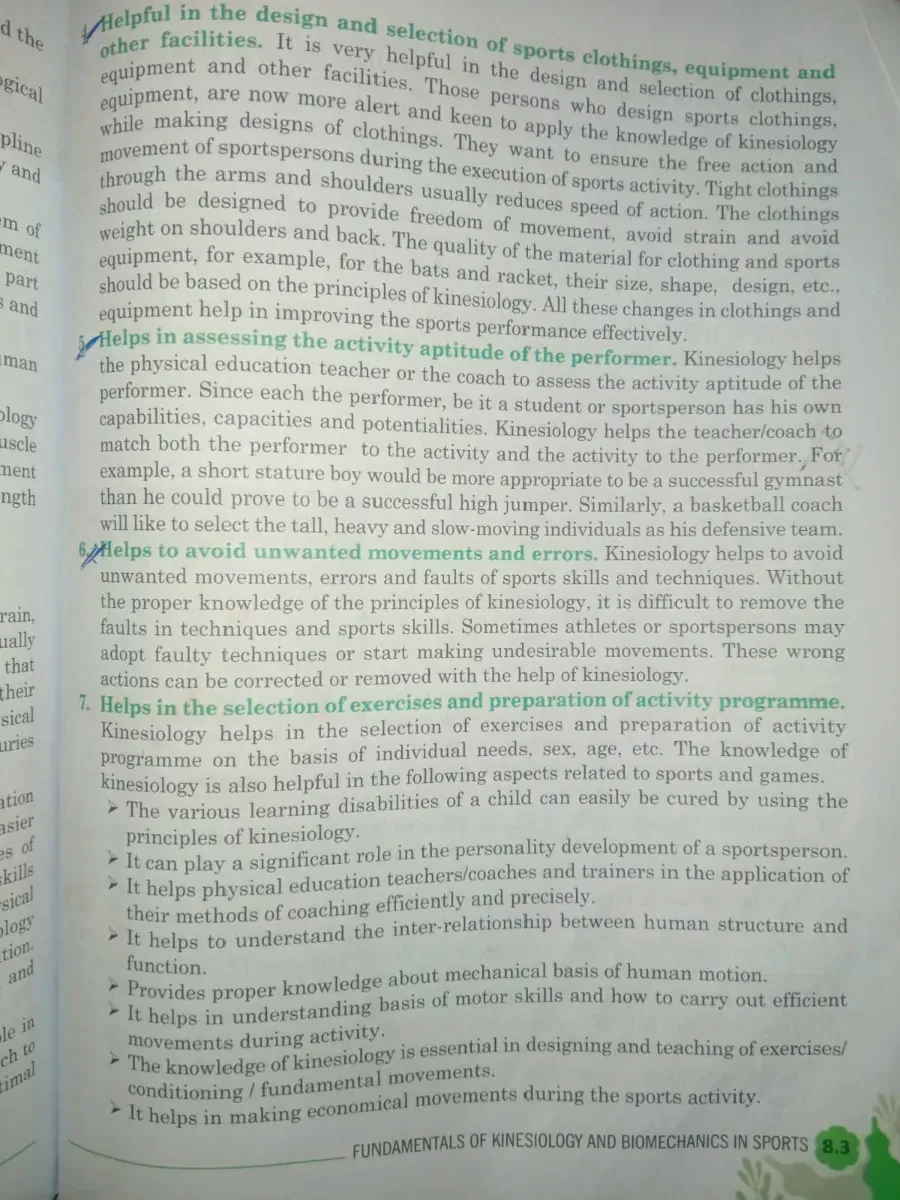 Only important topics for exam , cbse class 11 physical education
