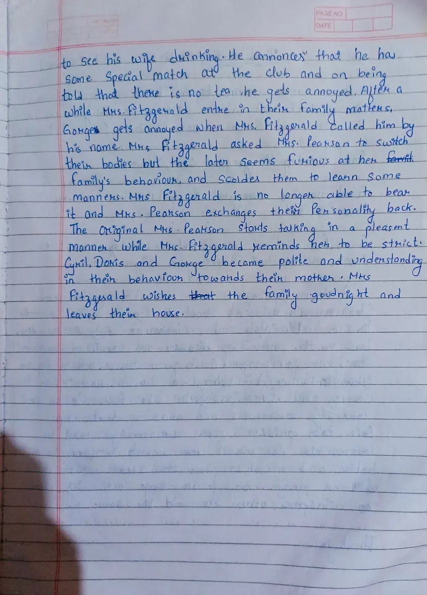 English notes+summary chapter 3( mother's day) snapshot NCERT 