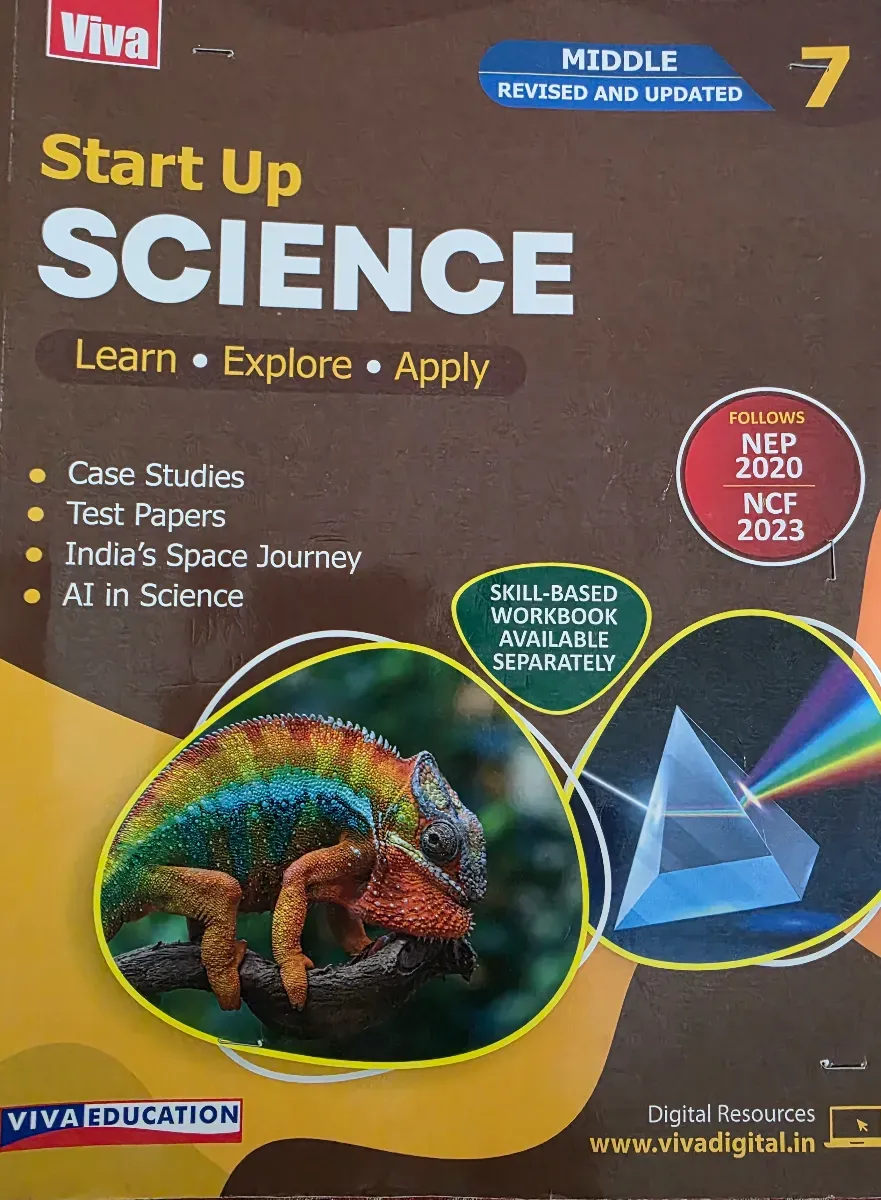 Viva, startup science, revise and updated class seven textbook