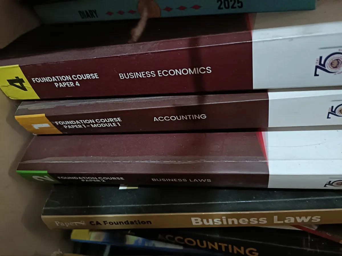 CA Foundation Books