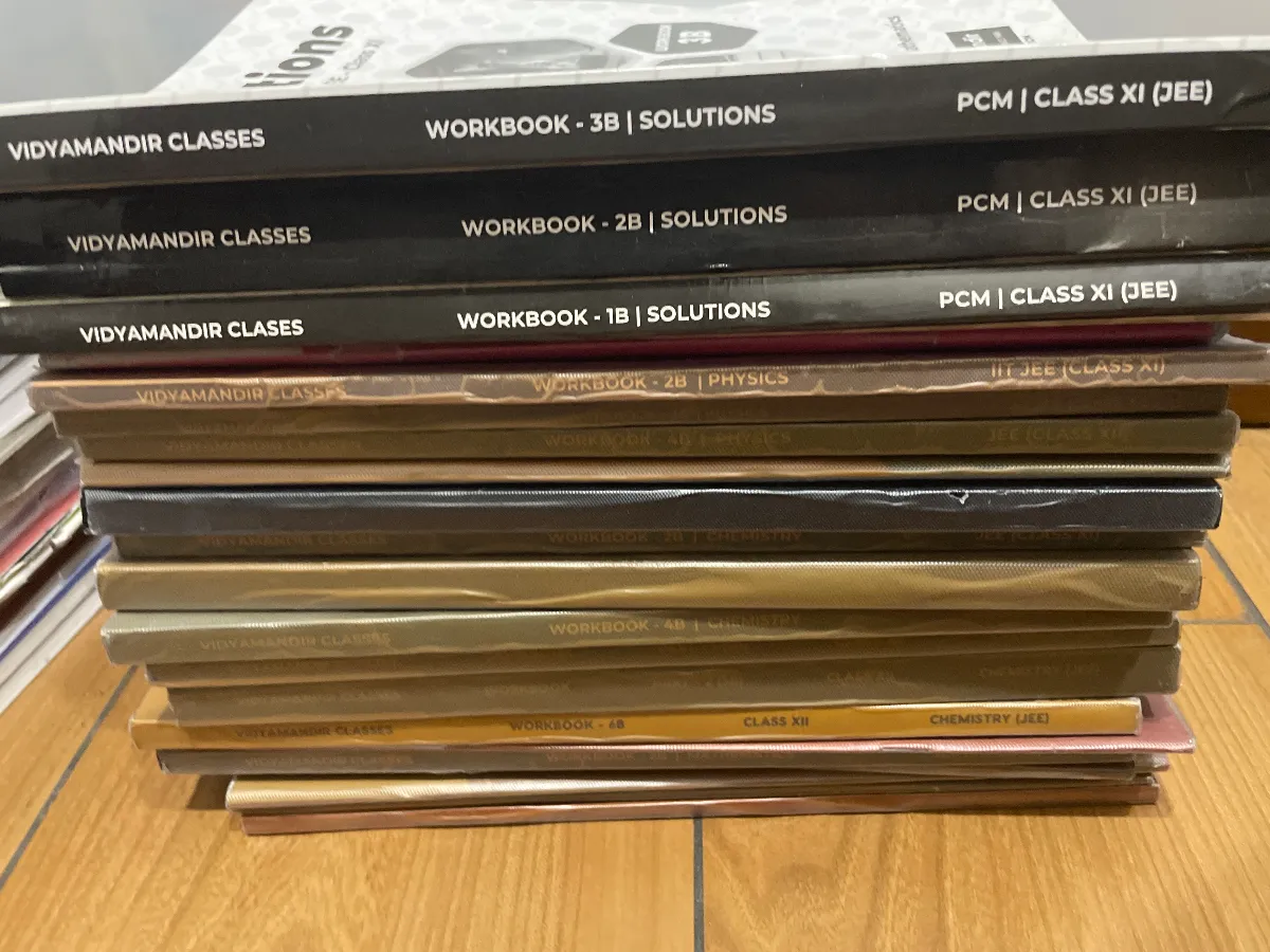 VMC JEE Advanced Workbooks + Solution Books | Unused & Binded | Excellent Condition