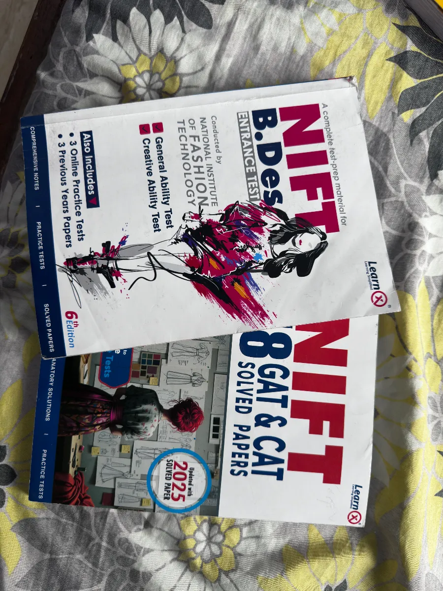 NIFT NID 2025 (phase 1 written test )complete guide plus past years (18 years ) paper book