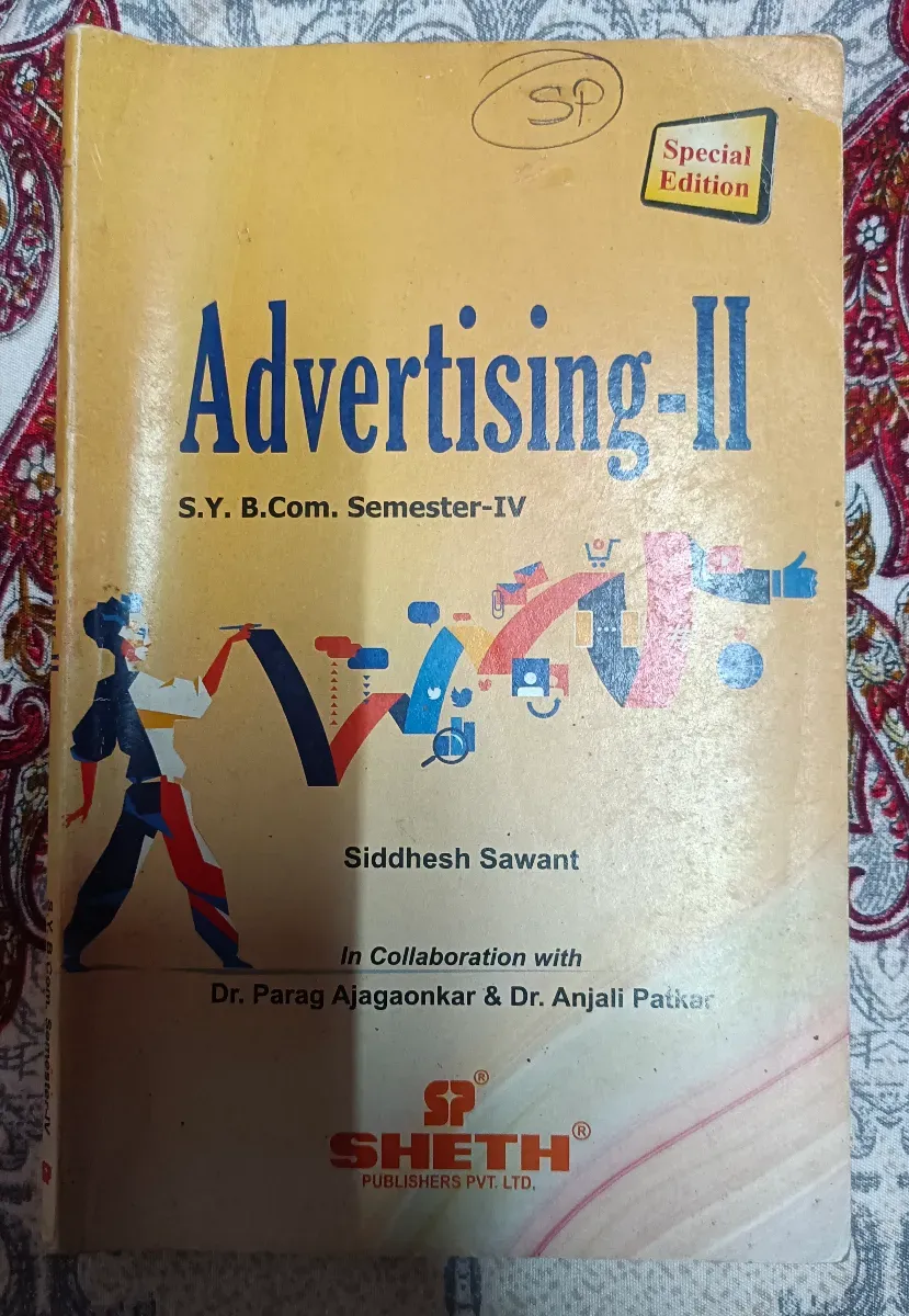 Advertising â€“ 2 | SY B.Com Semester 4